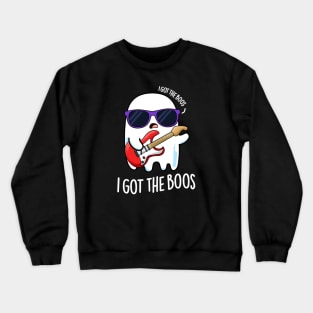 I Got The Boos Cute Halloween Music Ghost Pun Crewneck Sweatshirt